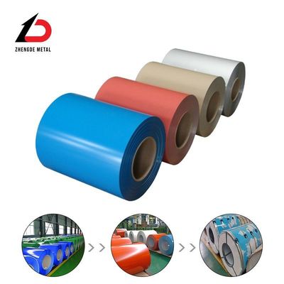 ملفات PPGI 0.28mm 0.3mm 0.32mm 0.5mm عرض مخصص ألوان 1mm-30mm