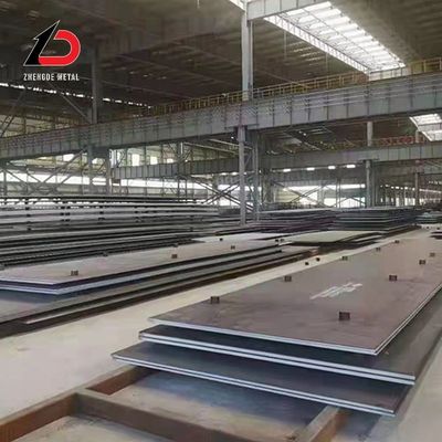 صفيحة AISI القياسية للسفن ASTM A36 SS400 Q235B صفيحة فولاذ الكربون المقوسة باردة ساخنة
