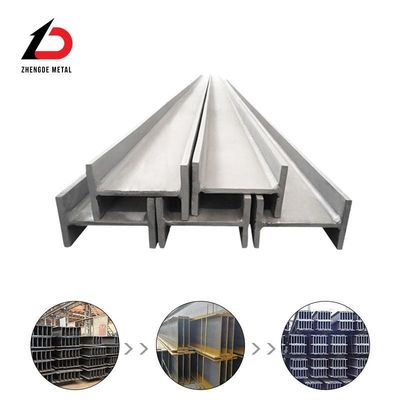A36 SS400 S235jr S275jrs S355jr Q235 Q355 حرارة مطاط H حزمة للصلب البناء عالية القوة