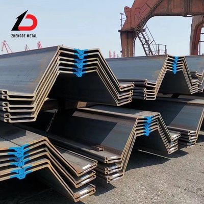 سعر كومة الألواح الفولاذية المطاطية الساخنة من النوع U لكل طن / النوع 3