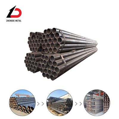 ASTM A269 LSAW ERW SSAW Sch80 دائرة مربعة مربعة مستطيلة مصفوفة أنبوب جدار رقيق سبائك جدار سميك قطر كبير أنبوب فولاذ مصفوف API أنبوب
