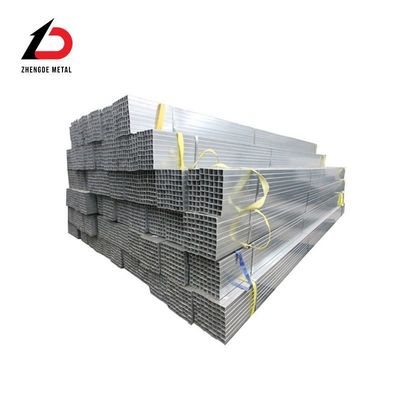 Dx51d Z275 Z100 Z80 1.5 بوصة 12 قدم أنبوب الفولاذ المغلف مربع 1-12mm
