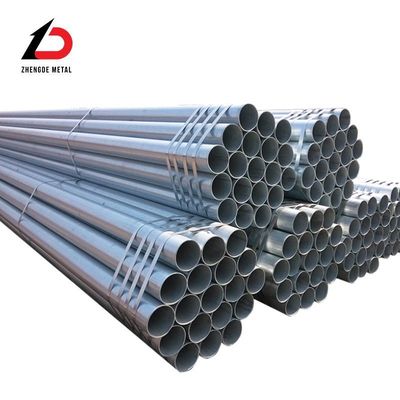 بيع بالجملة Hot DIP Gi بدون خيوط غالوانيزد أنبوب حديدي مستدير ASTM A106 Sch 40 ERW Gi Tube Iron