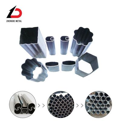 ASTM/JIS/GB/ISO سبيكة لحامية ساخنة مطاطية مخصصة باردة سحب S235jr Q345 هيكساجون البنتاغون مثلث خاصة شكل أنبوب الكربون المجوف خاصة شكل أنبوب الفولاذ