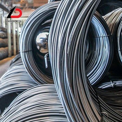 SAE1008/Q195 Ms عصا أسلاك الفولاذ منخفض الكربون، أسلاك صنع الأظافر، 5.5mm 6.5mm 8mm سلك سعر كمية عالية أسلاك الفولاذ المطاط الساخن