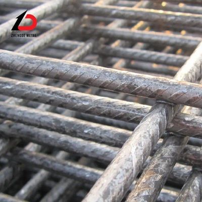حديد ريبار شبكة الأسلاك لوحة شبكة الأسلاك المطاطية الشبكة الفولاذية المشوهة شفرة الخرسانة تعزيز شبكة ريبار المطاطية