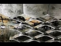 0.3mm-10mm الشبكة الموسعة الشاشة الممتدة الألومنيوم النحاس الكربون الفولاذ المقاوم للصدأ